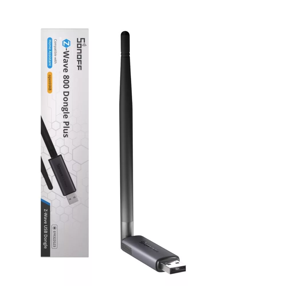 SONOFF Z-Wave 800 Dongle Plus – Z-Wave USB controller, LR, grey (Dongle-PZG23)
